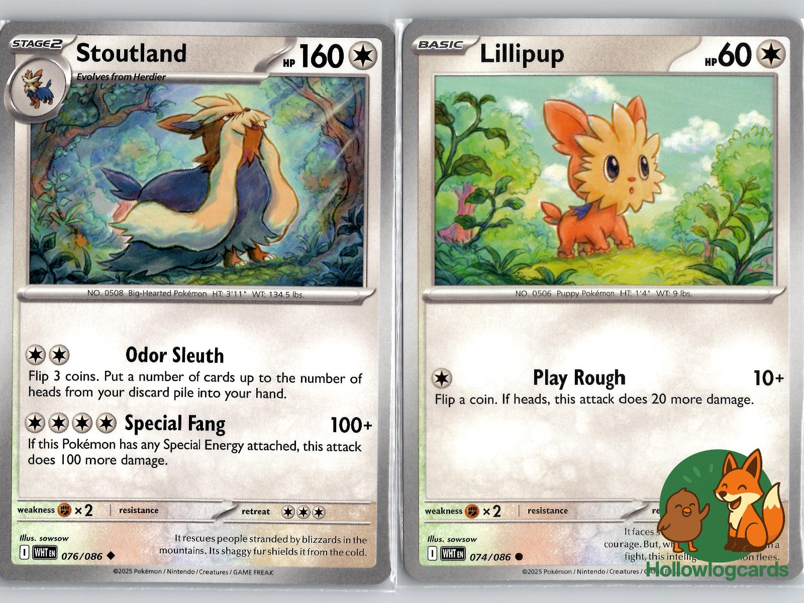 Lillipup (074/086) - White Flare Pokémon Card