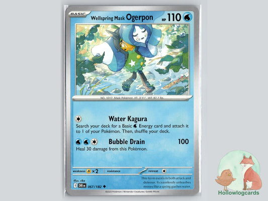 Wellspring Mask Ogerpon (067/182) - Destined Rivals Pokémon Card