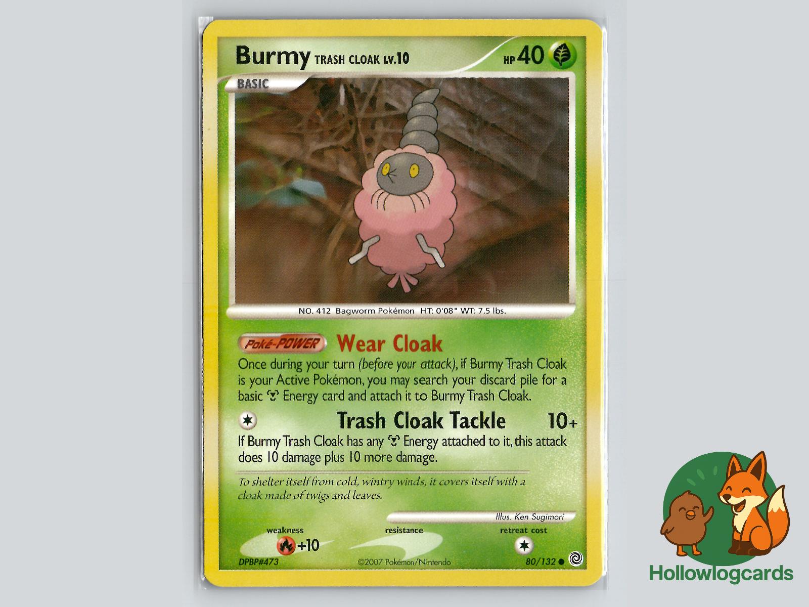 Burmy Trash Cloak (80/132) - Secret Wonders Pokémon Card