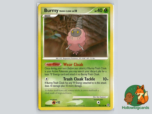 Burmy Trash Cloak (80/132) - Secret Wonders Pokémon Card