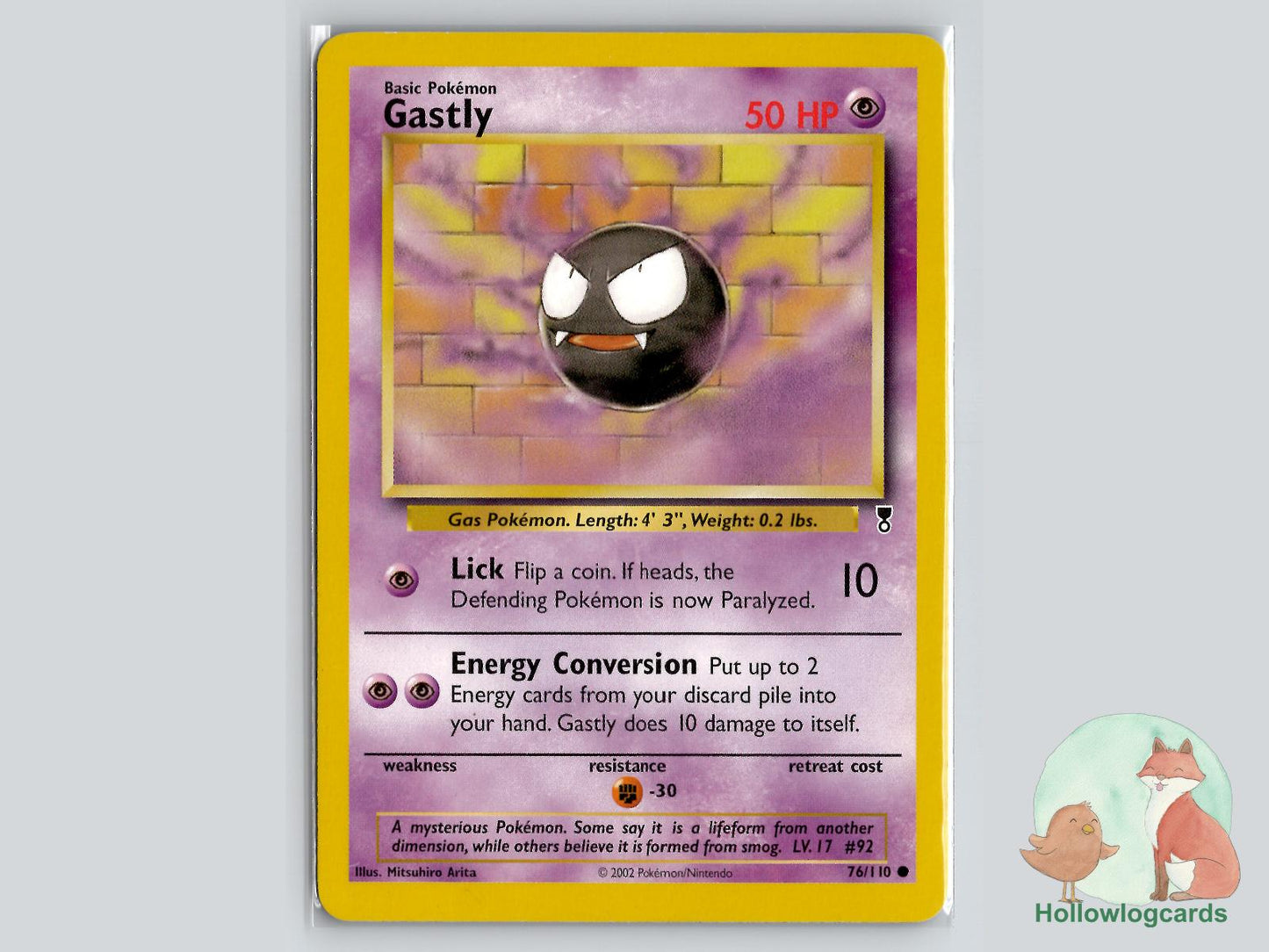 Gastly (76/110) - Legendary Collection Pokémon Card