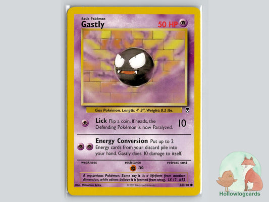 Gastly (76/110) - Legendary Collection Pokémon Card