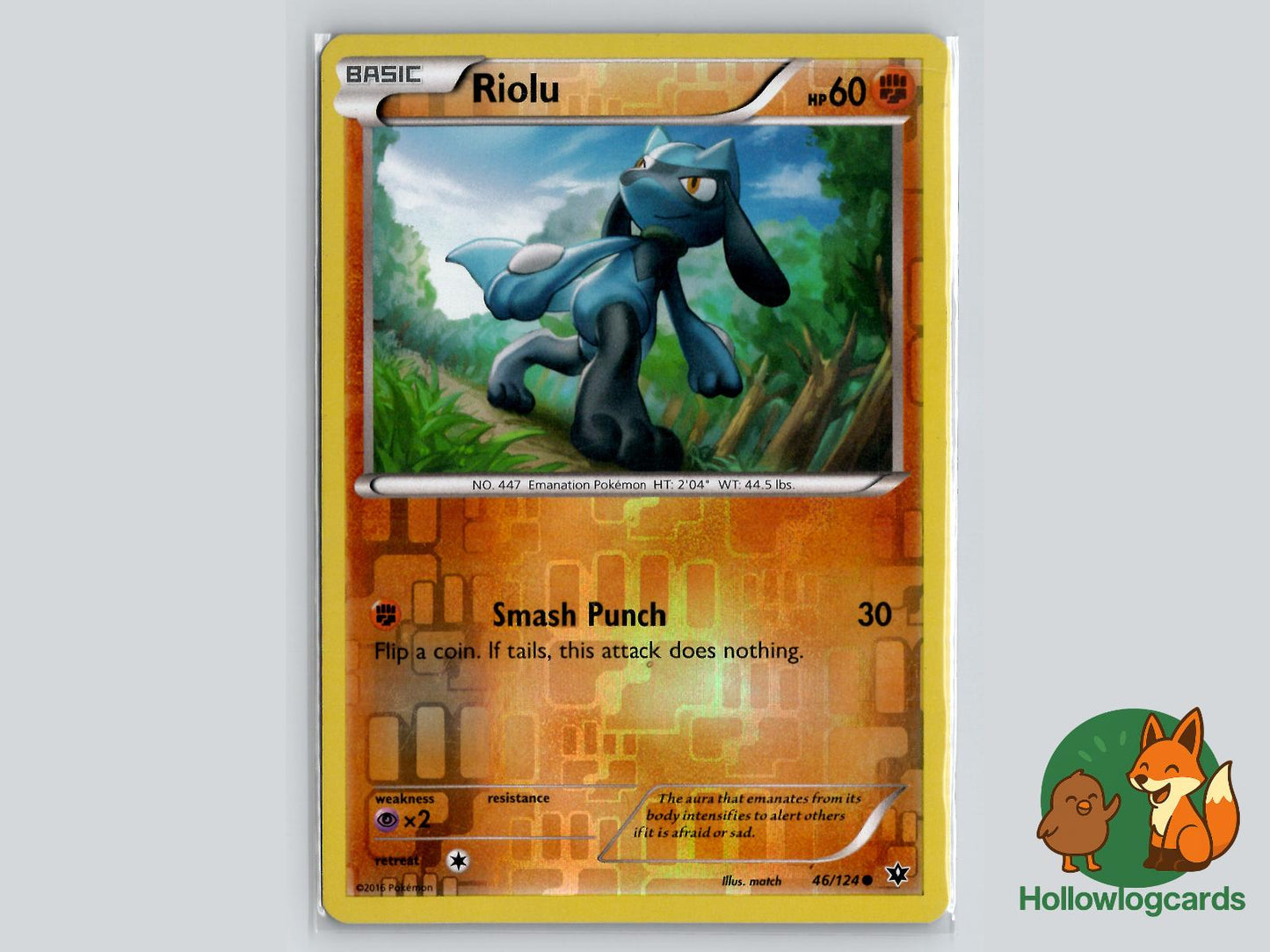 Riolu (46/124) - Fates Collide Pokémon Card