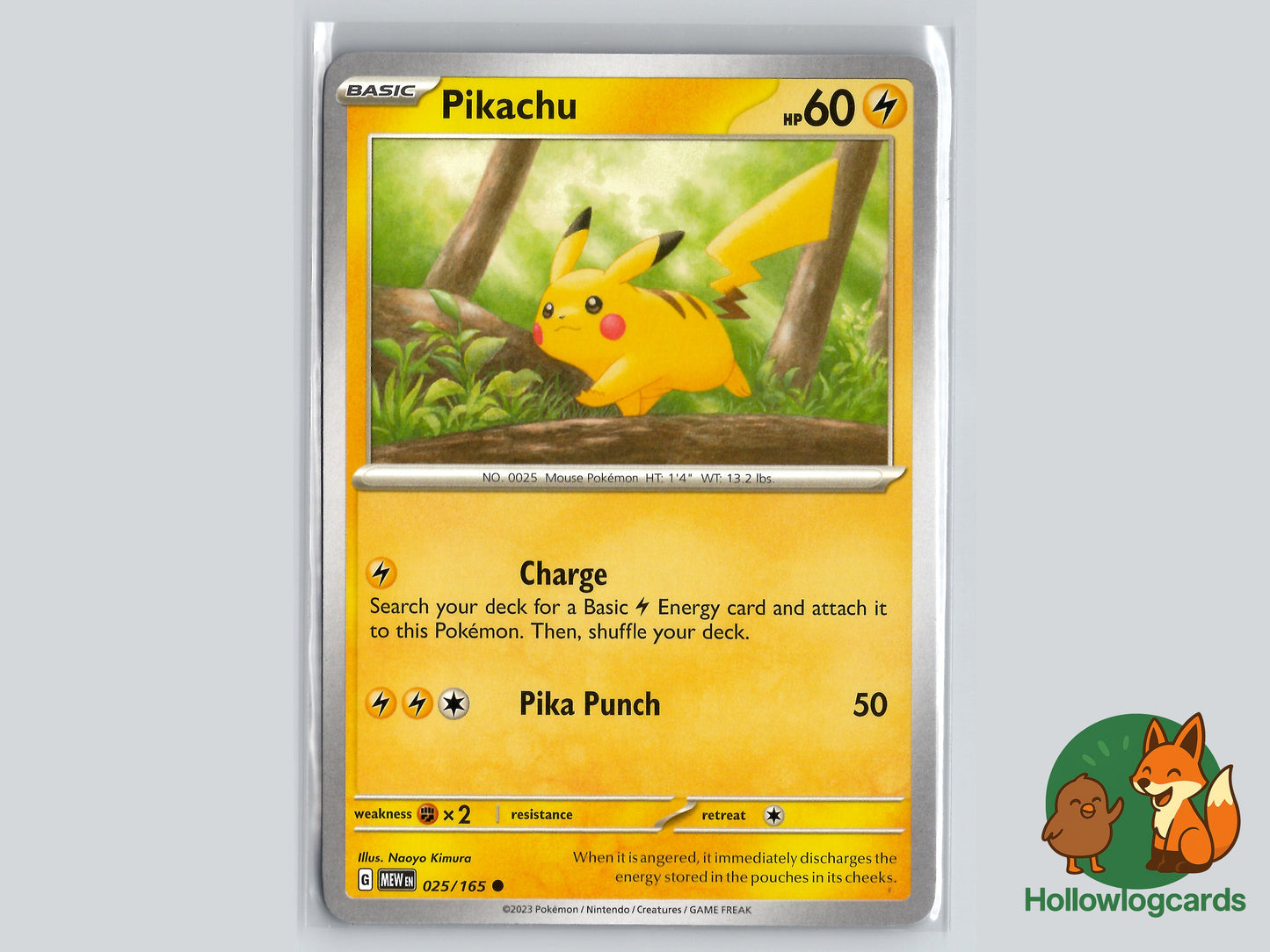 Image of Pikachu 151 (MEW) #025