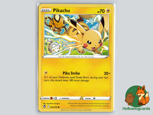 Image of Pikachu Silver Tempest (SIT) #049