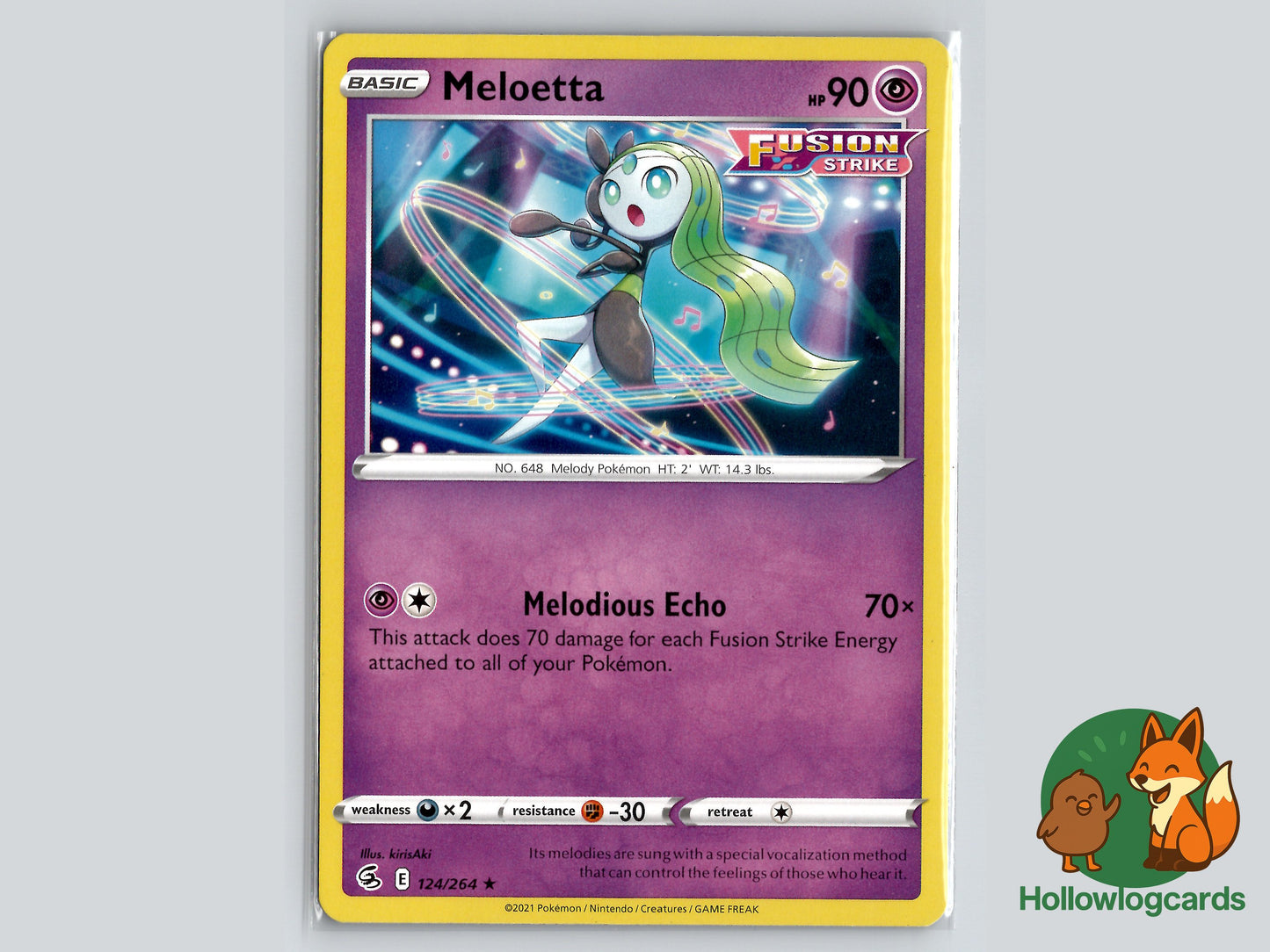 Image of Meloetta Fusion Strike (FST) #124