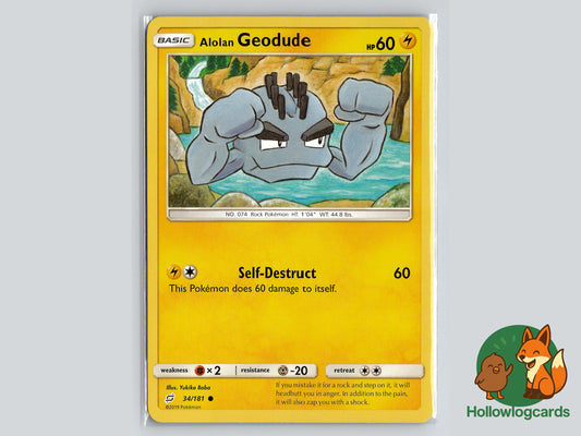 Image of Alolan Geodude Team Up (TEU) #34