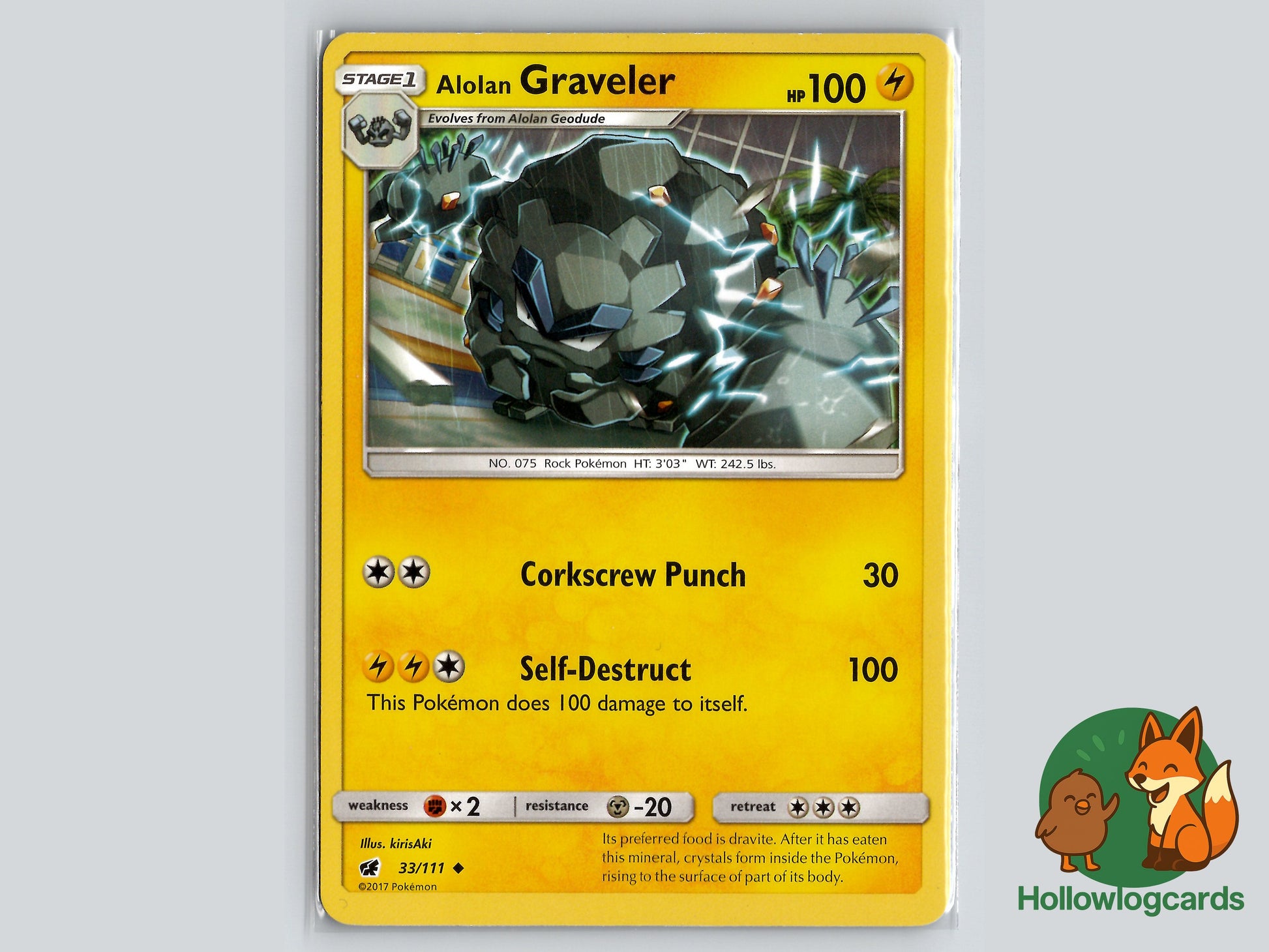 Image of Alolan Graveler Crimson Invasion (CIN) #33