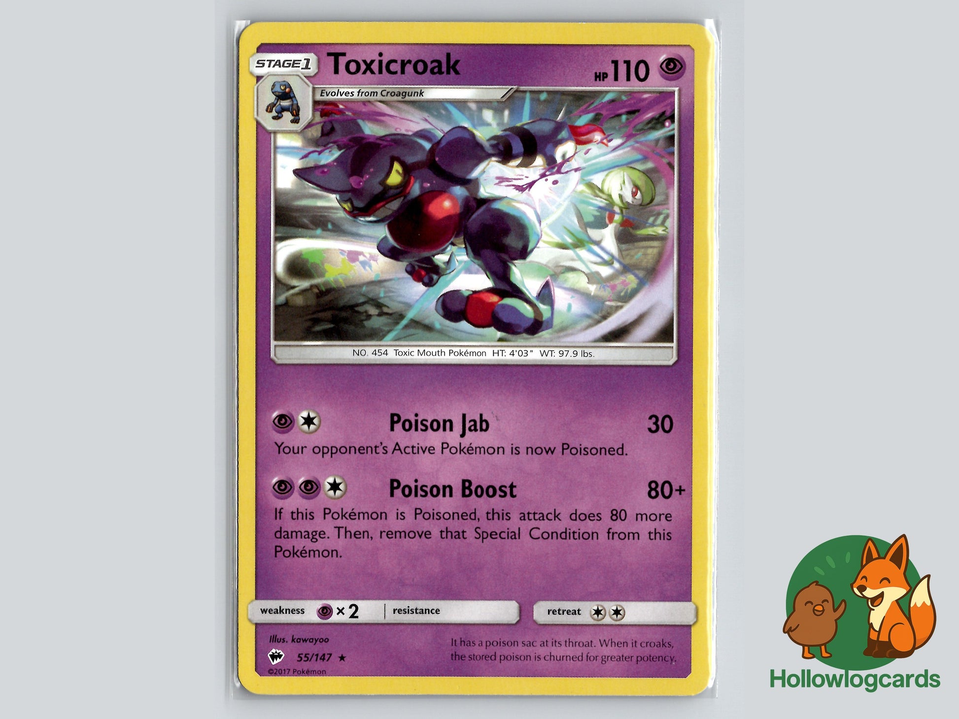 Image of Toxicroak Burning Shadows (BUS) #55