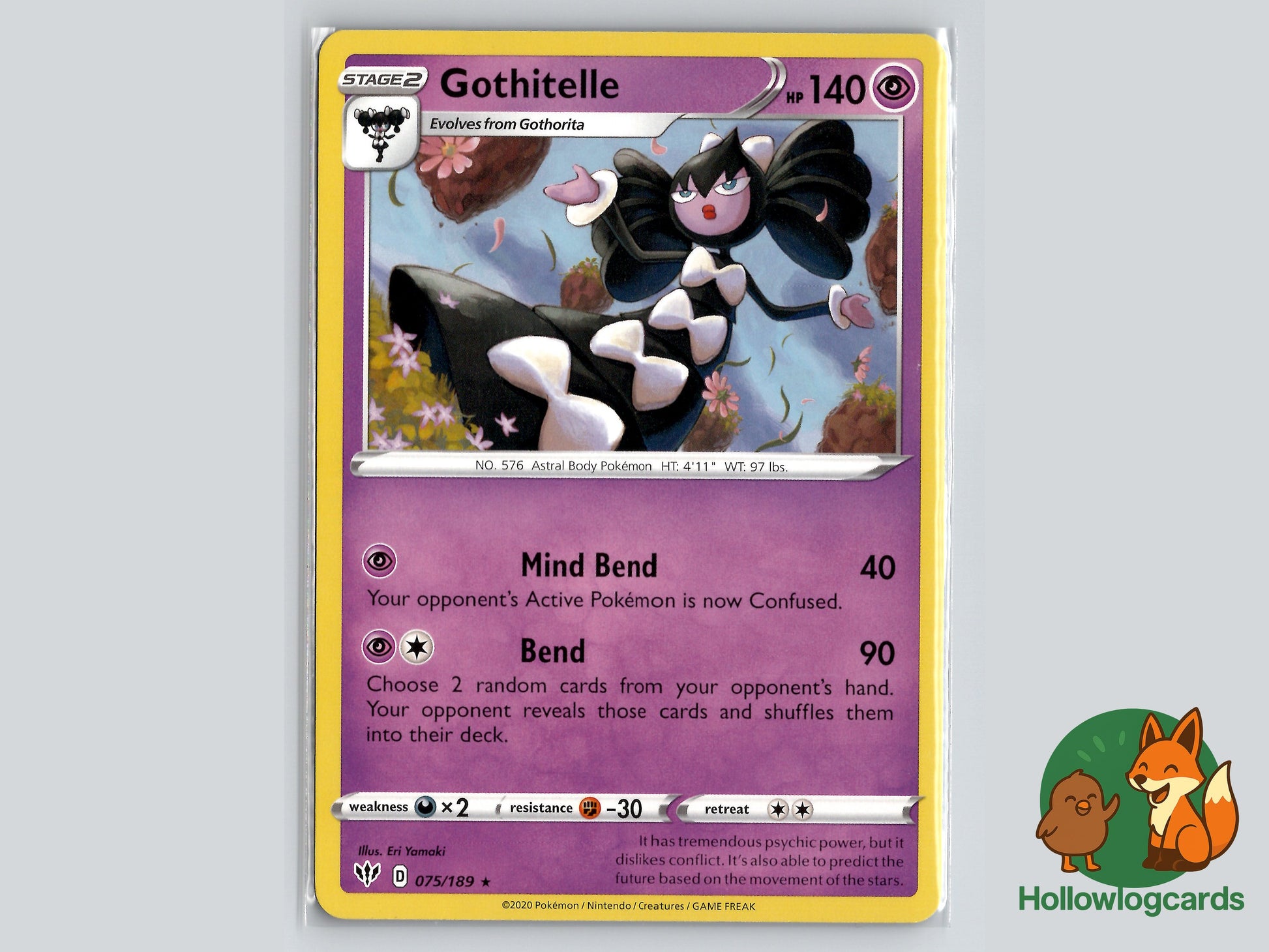 Image of Gothitelle Darkness Ablaze (DAA) #075