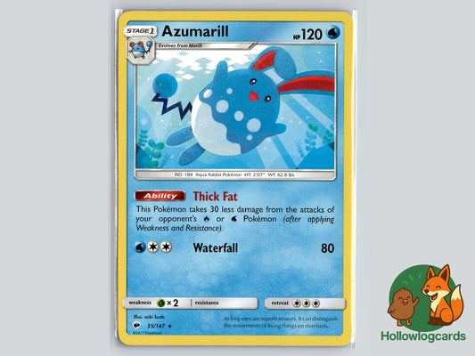 Image of Azumarill Burning Shadows (BUS) #35