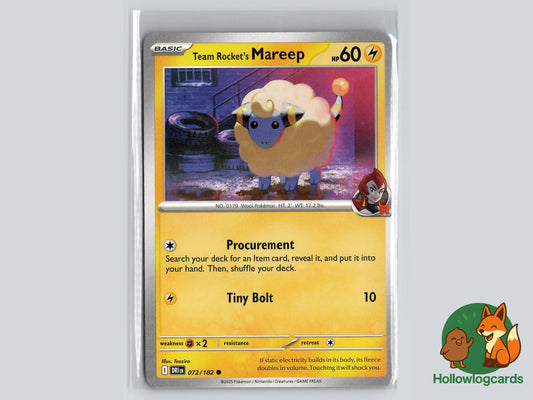 Image of Team Rockets Mareep Destined Rivals (DRI) #072