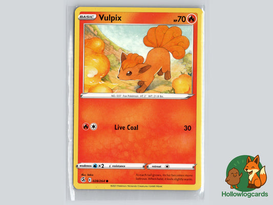 Image of Vulpix Fusion Strike (FST) #028