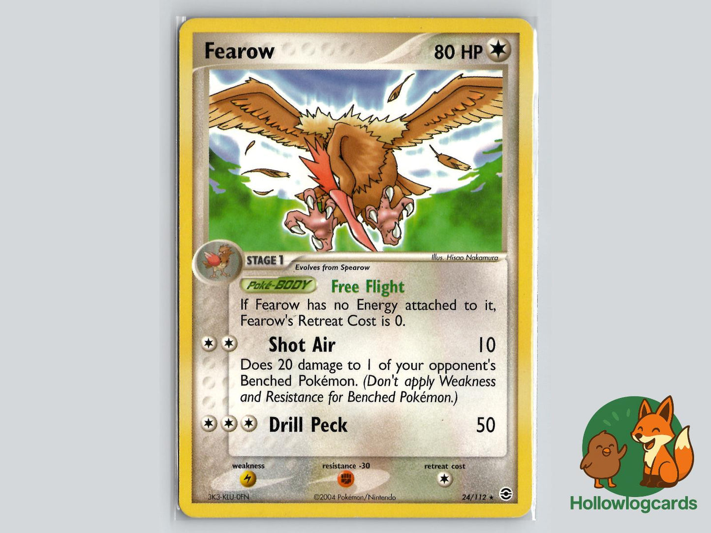 Fearow (24/112) - FireRed & LeafGreen Pokémon Card