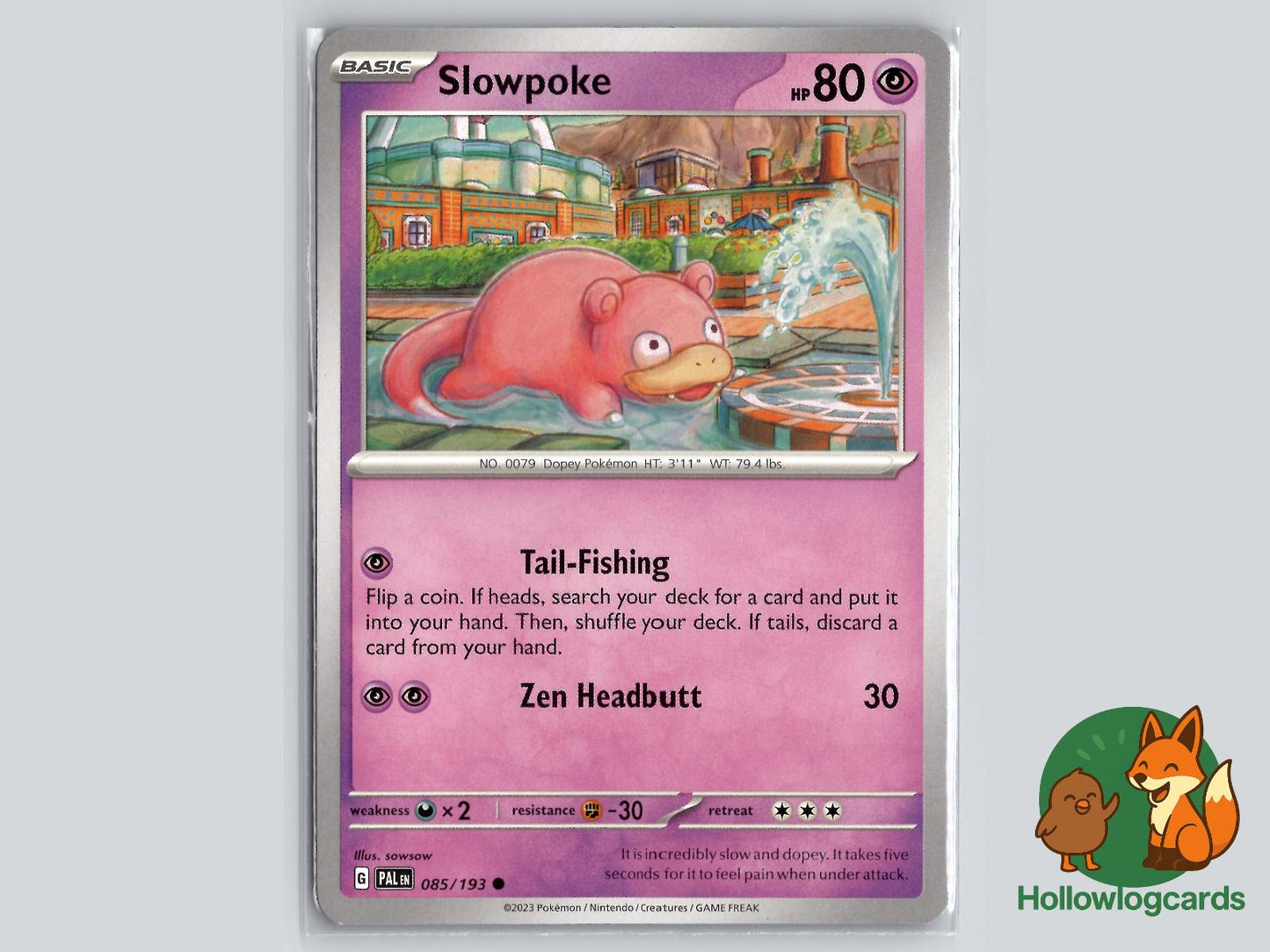 Slowpoke (085/193) - Paldea Evolved Pokémon Card