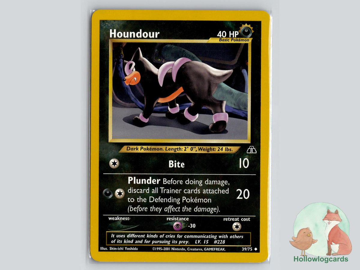 Houndour (39/75) - Neo Discovery Pokémon Card