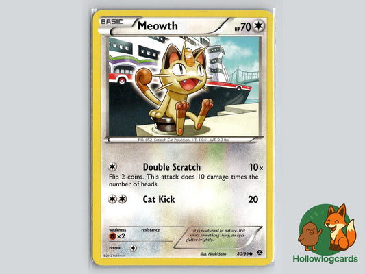 Meowth (80/99) - Next Destinies Pokémon Card