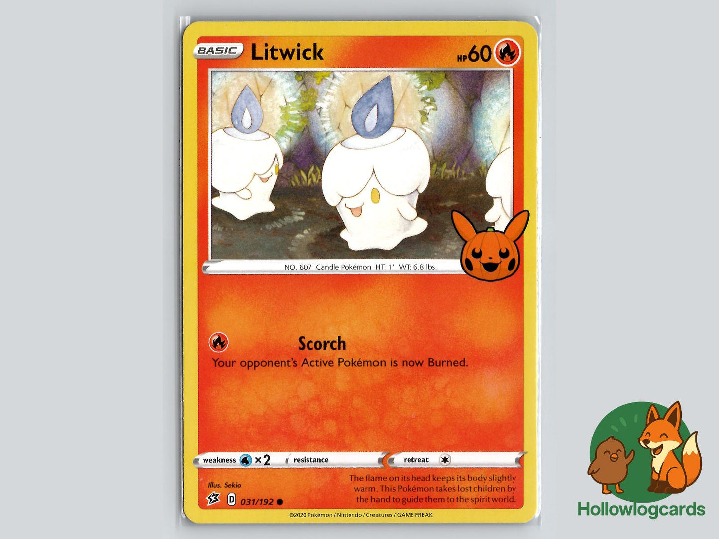 Litwick (031/192) Pokémon Card