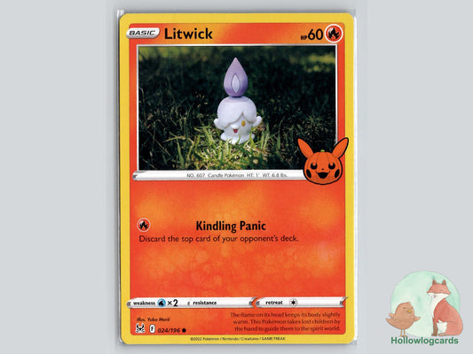 Litwick (024/196) Pokémon Card