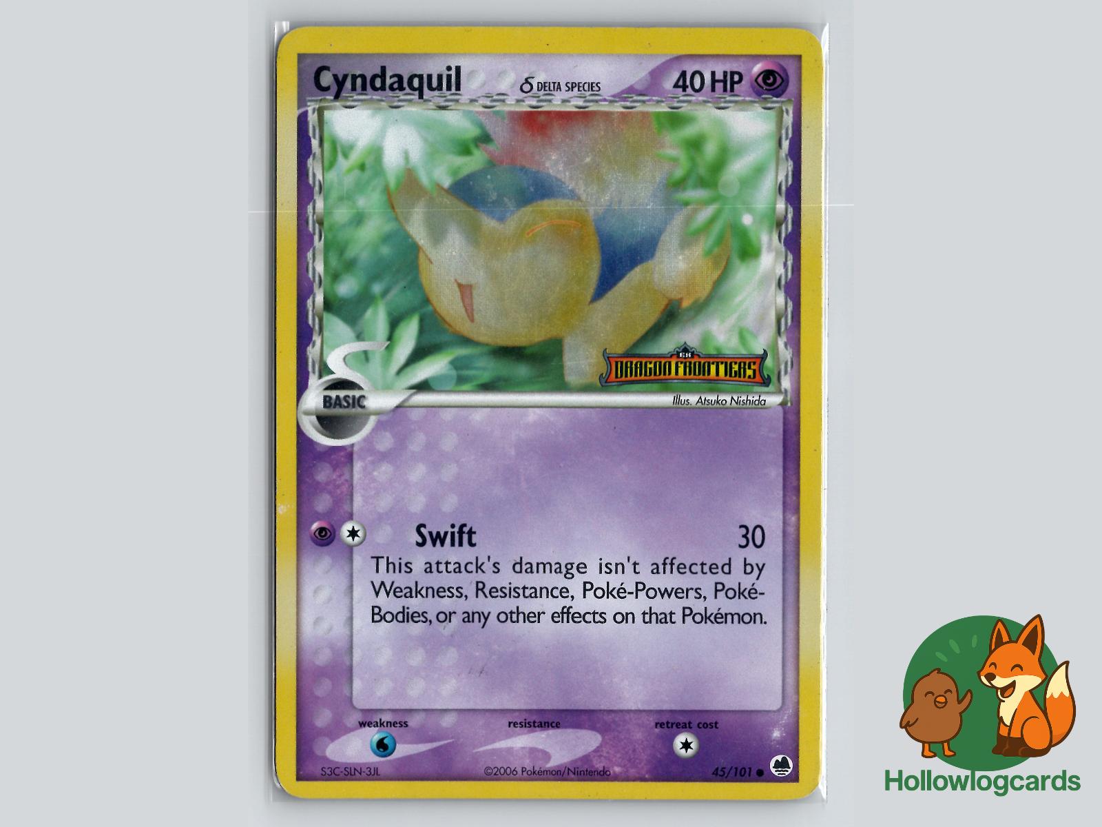 Cyndaquil (45/101) - Dragon Frontiers Pokémon Card