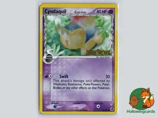 Cyndaquil (45/101) - Dragon Frontiers Pokémon Card