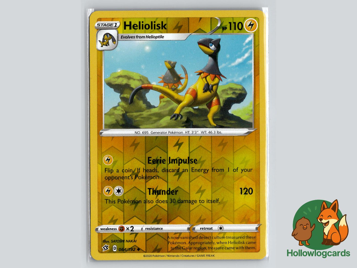 Heliolisk (064/192) - Rebel Clash Pokémon Card