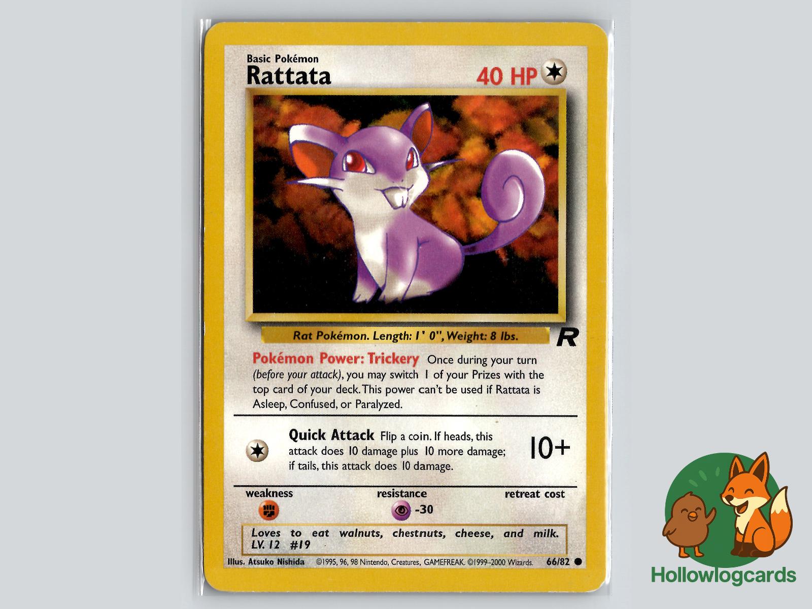 Rattata (66/82) - Team Rocket Pokémon Card