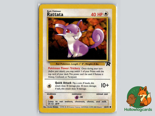 Rattata (66/82) - Team Rocket Pokémon Card