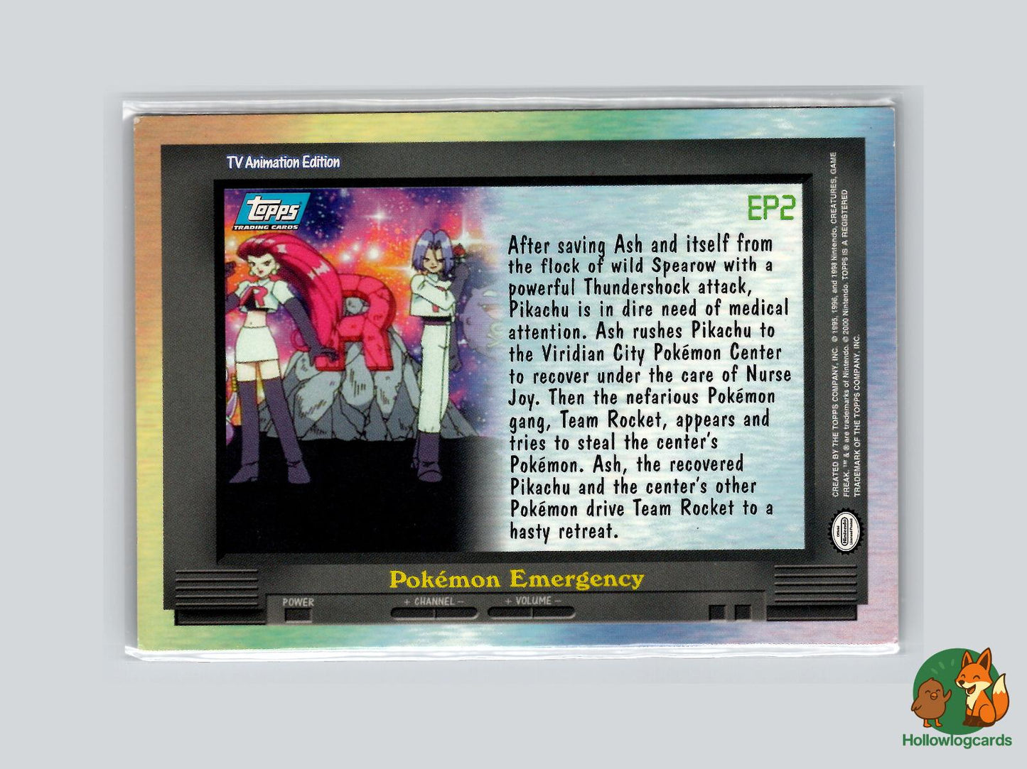 EP2 Pokemon Emergency [Pikachu] (#124) - Topps Trading Cards Series 2