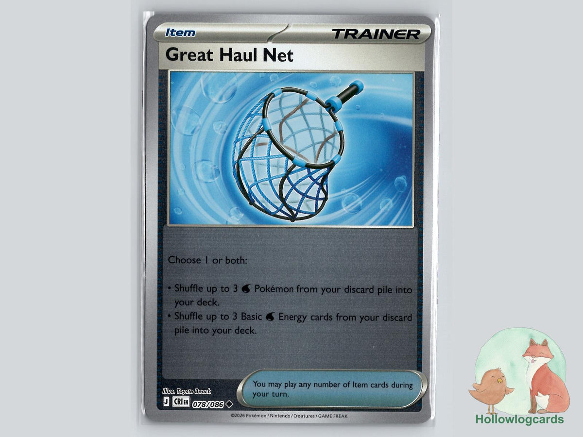 Great Haul Net (078/086) Pokémon Card
