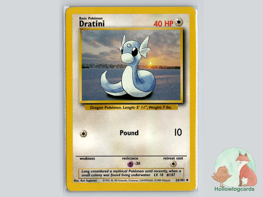 Dratini (26/102) - Base Pokémon Card