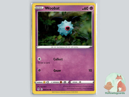 Woobat (068/203) - Evolving Skies Pokémon Card