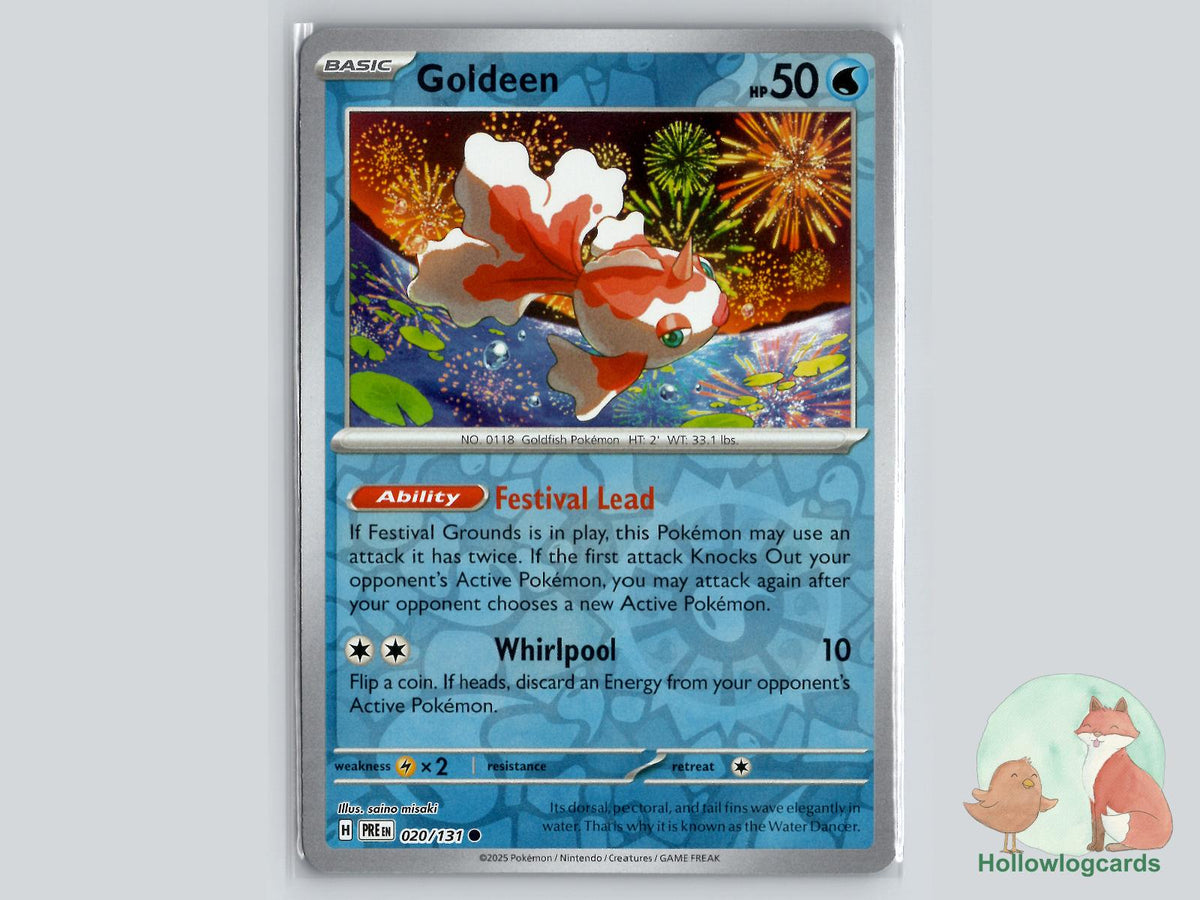 Goldeen (020/131) - Prismatic Evolutions Pokémon Card