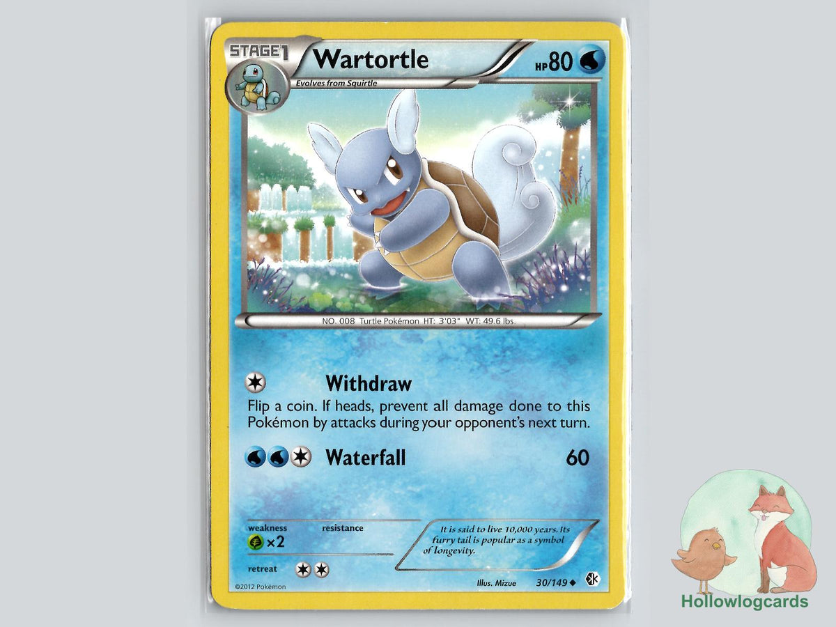 Wartortle (30/149) - Boundaries Crossed Pokémon Card