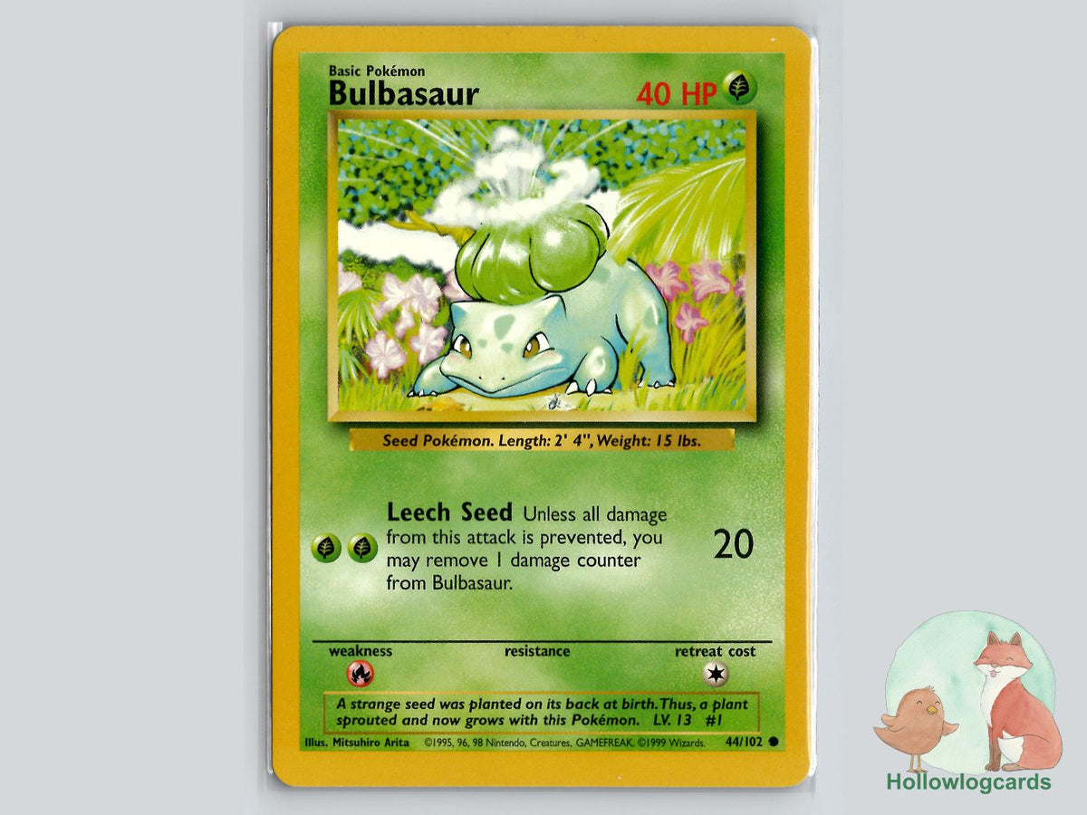 Bulbasaur (44/102) - Base Pokémon Card