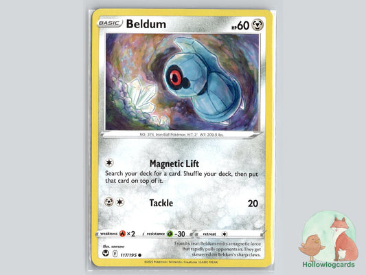 Beldum (117/195) - Silver Tempest Pokémon Card