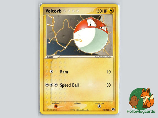 Voltorb (71/106) - Emerald Pokémon Card