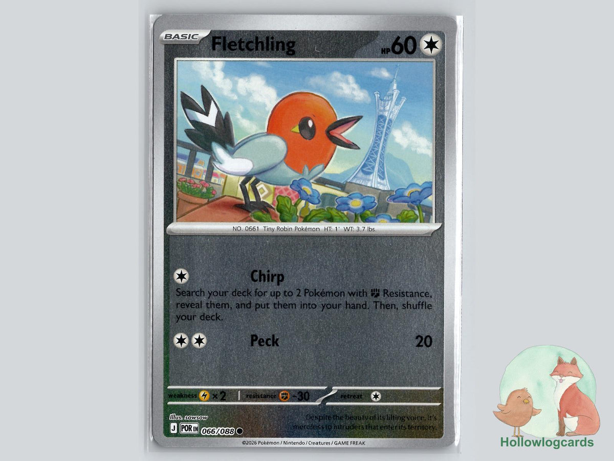 Fletchling (066/088) Pokémon Card