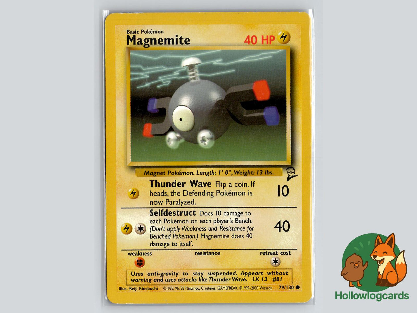 Magnemite (79/130) - Base Set 2 Pokémon Card