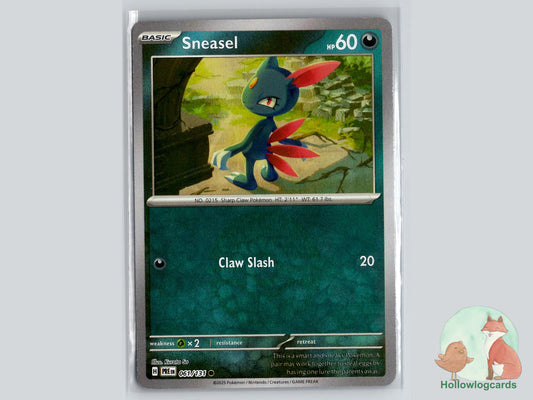 Sneasel (061/131) - Prismatic Evolutions Pokémon Card