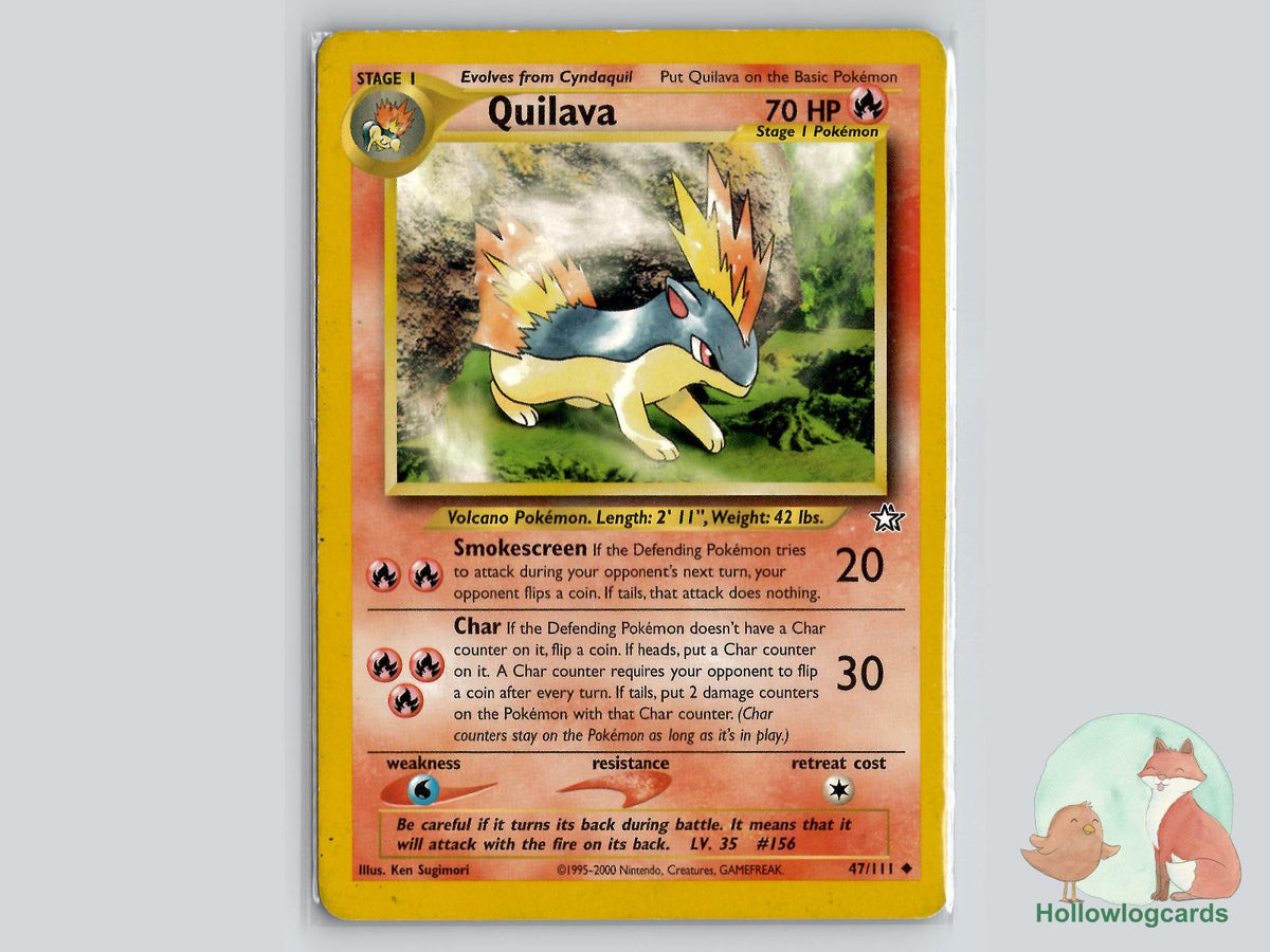 Quilava (47/111) - Neo Genesis Pokémon Card