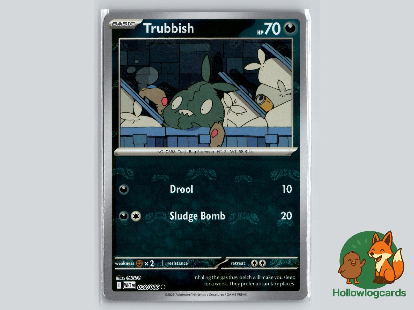 Trubbish (059/086) - White Flare Pokémon Card