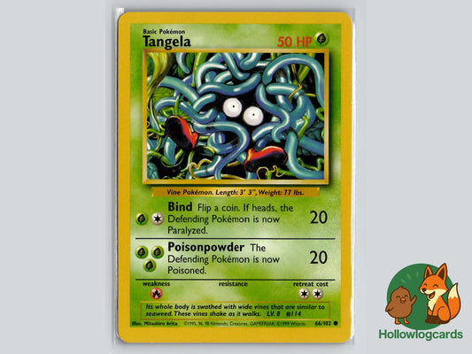 Tangela (66/102) - Base Pokémon Card