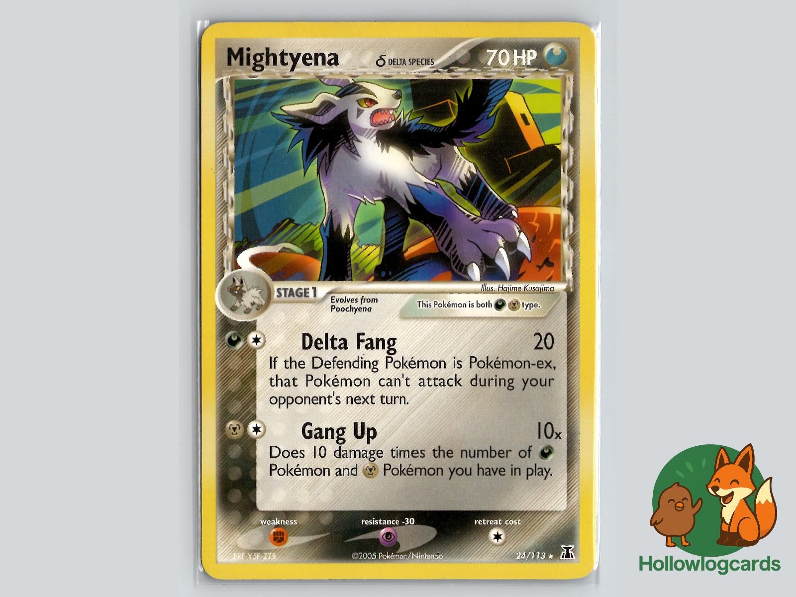 Mightyena (24/113) - Delta Species Pokémon Card