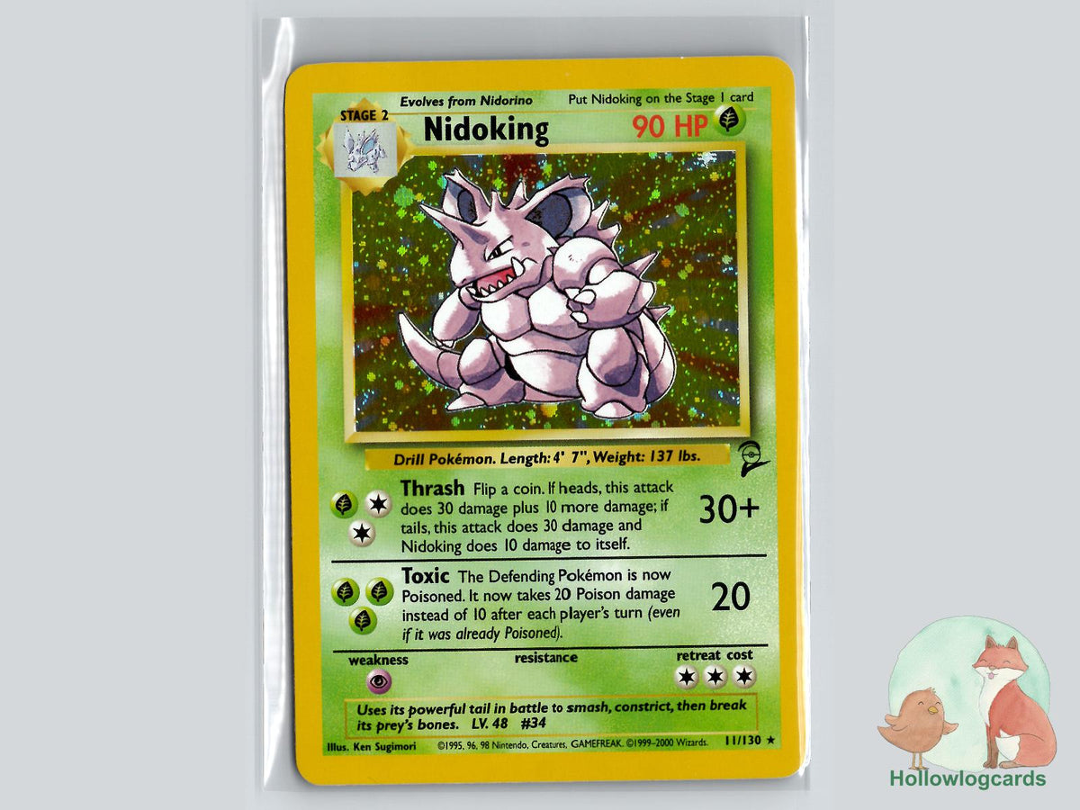 Nidoking (11/130) - Base Set 2 Pokémon Card