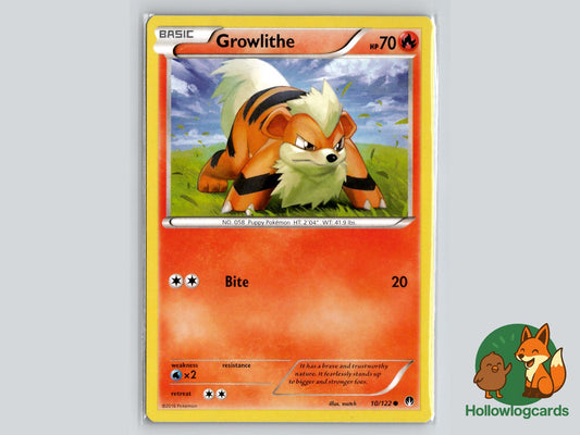 Growlithe (10/122) - BREAKpoint Pokémon Card
