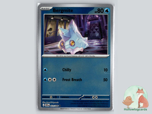 Bergmite (023/086) Pokémon Card