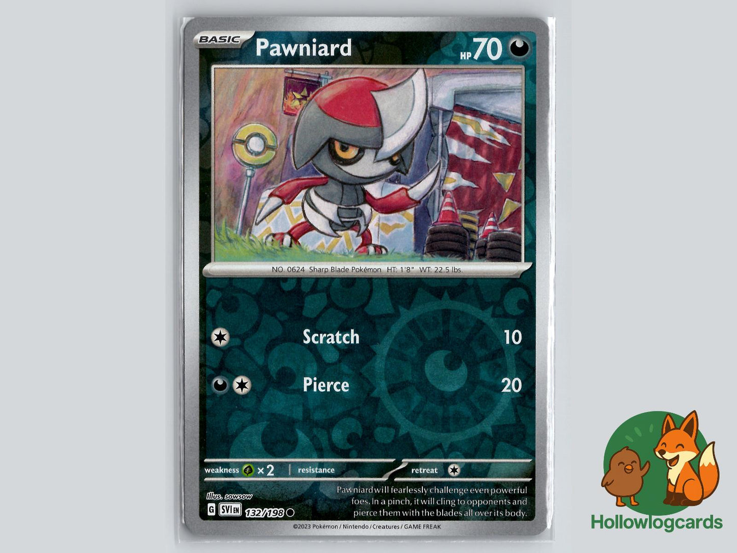 Pawniard (132/198) - Scarlet & Violet Pokémon Card