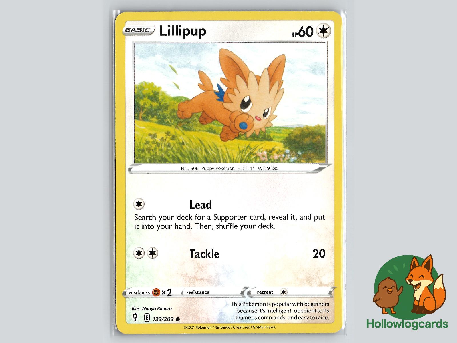 Lillipup (133/203) - Evolving Skies Pokémon Card