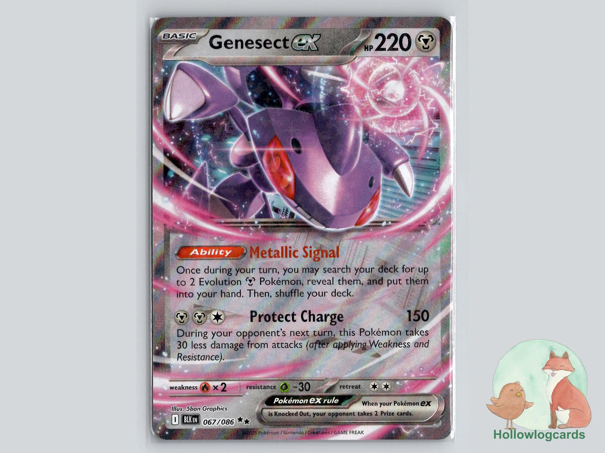 Genesect ex (067/086) - Black Bolt Pokémon Card